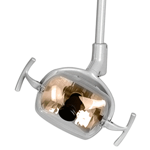 A-dec halogen dental light turns into A-dec LED dental light