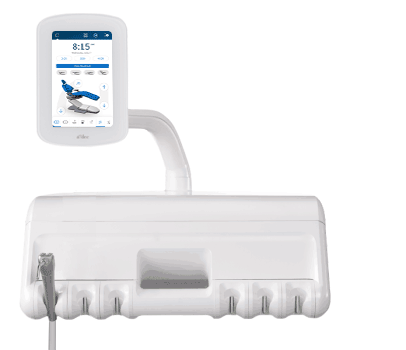 A-dec 500 Pro delivery system with various integrated options