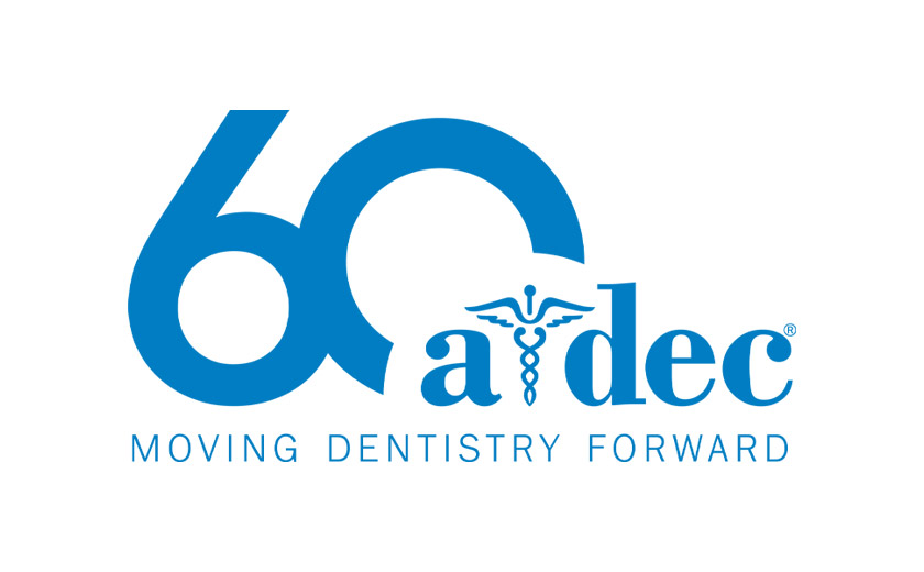A-dec 60 years of moving dentistry forward logo