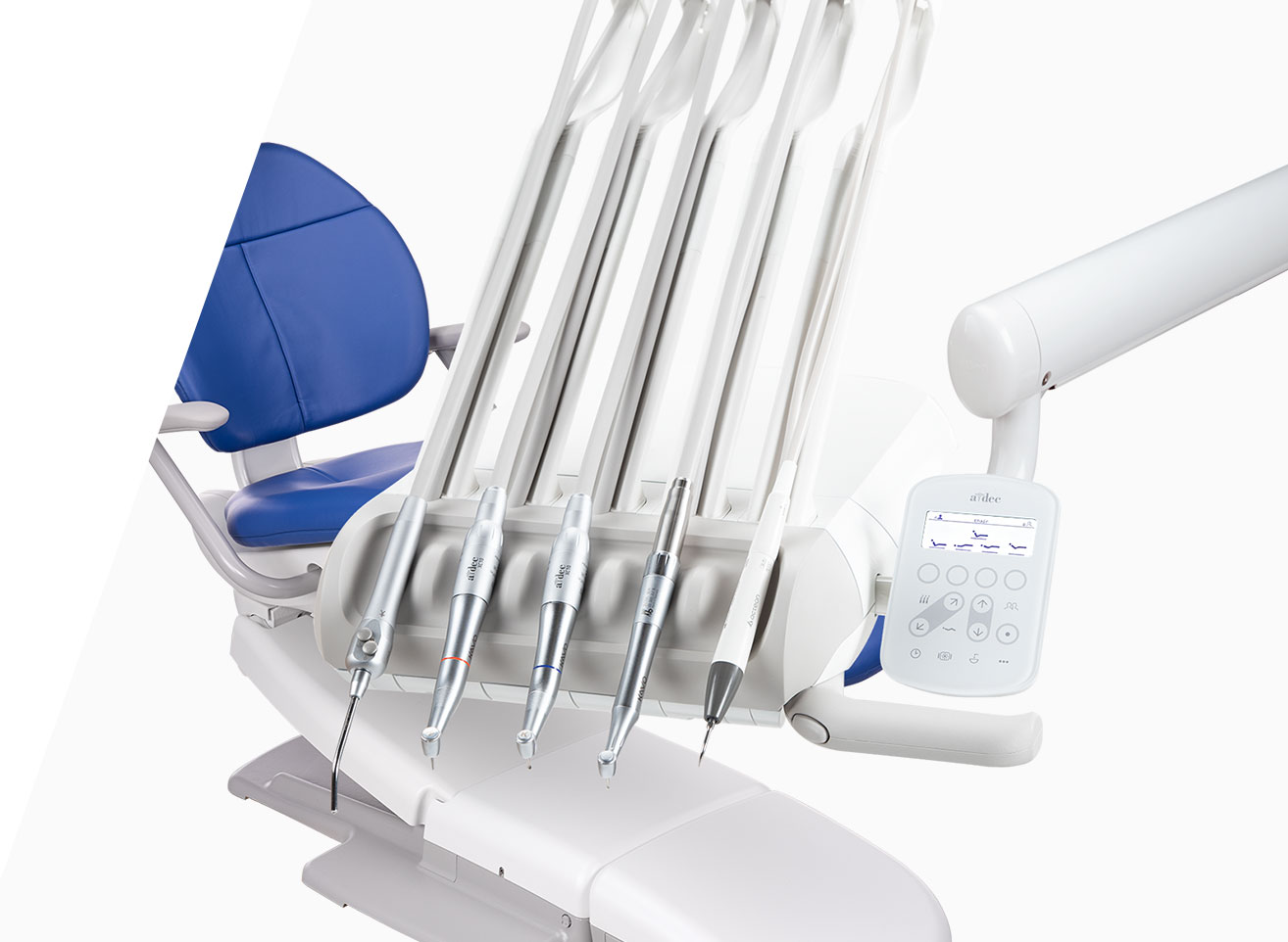 A-dec 300 dental chair with A-dec 300 Pro delivery system