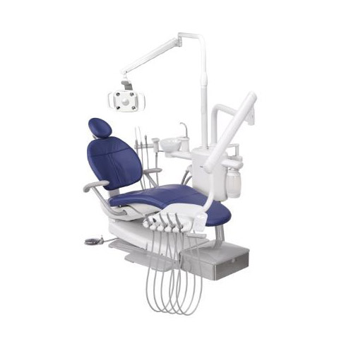 A-dec 300 dental light mounted on support center