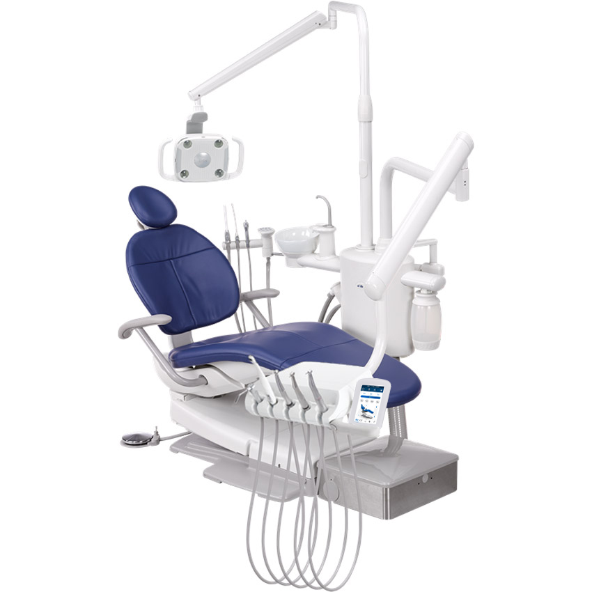 A-dec 300 Pro dental delivery system on post mount
