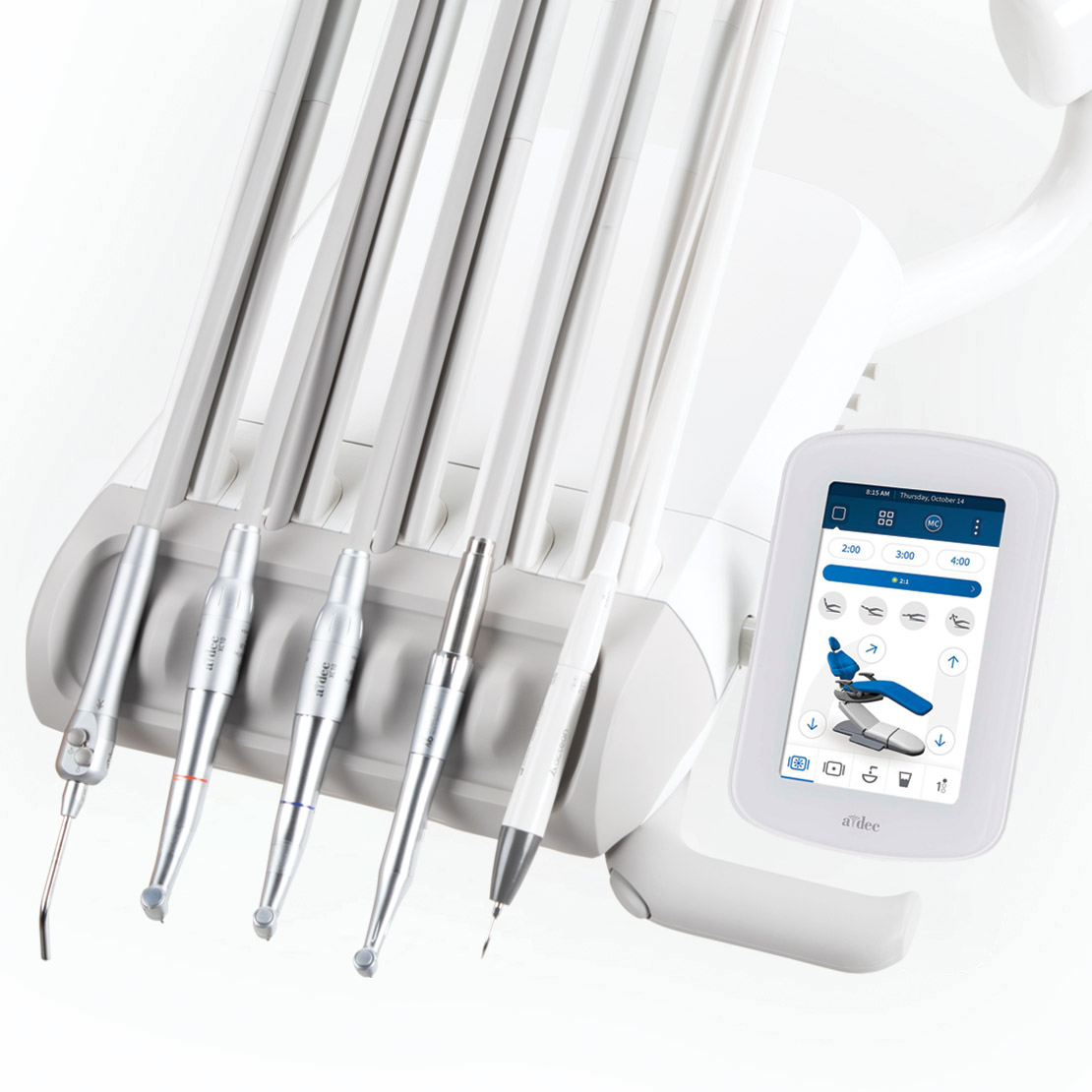 A-dec 300 Pro dental delivery system with DS5 touchpad