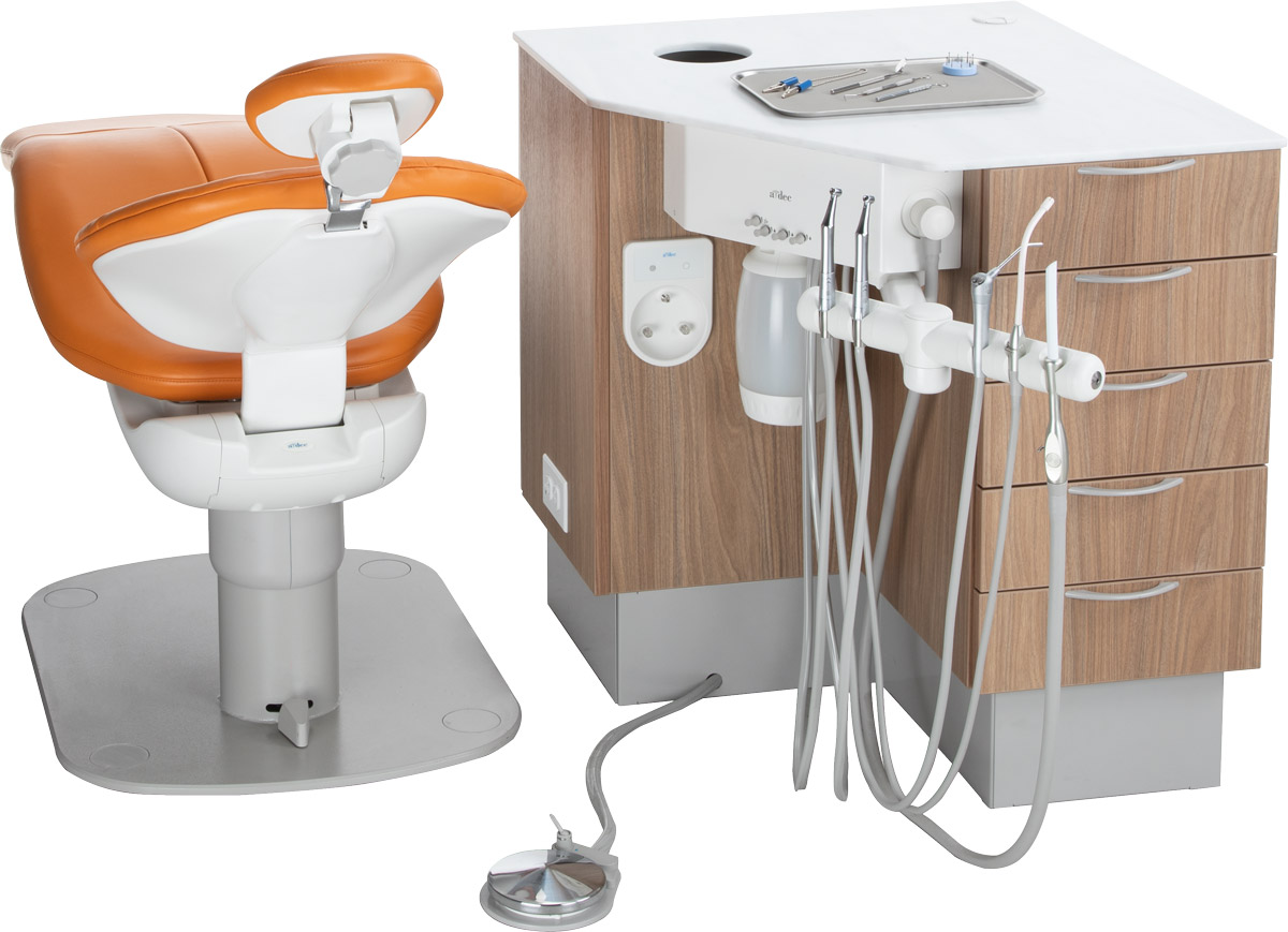A-dec Specialty Chair with A-dec Specialty Workstation
