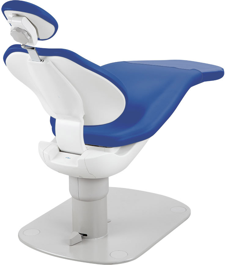 Rear view of upright A-dec Specialty Chair