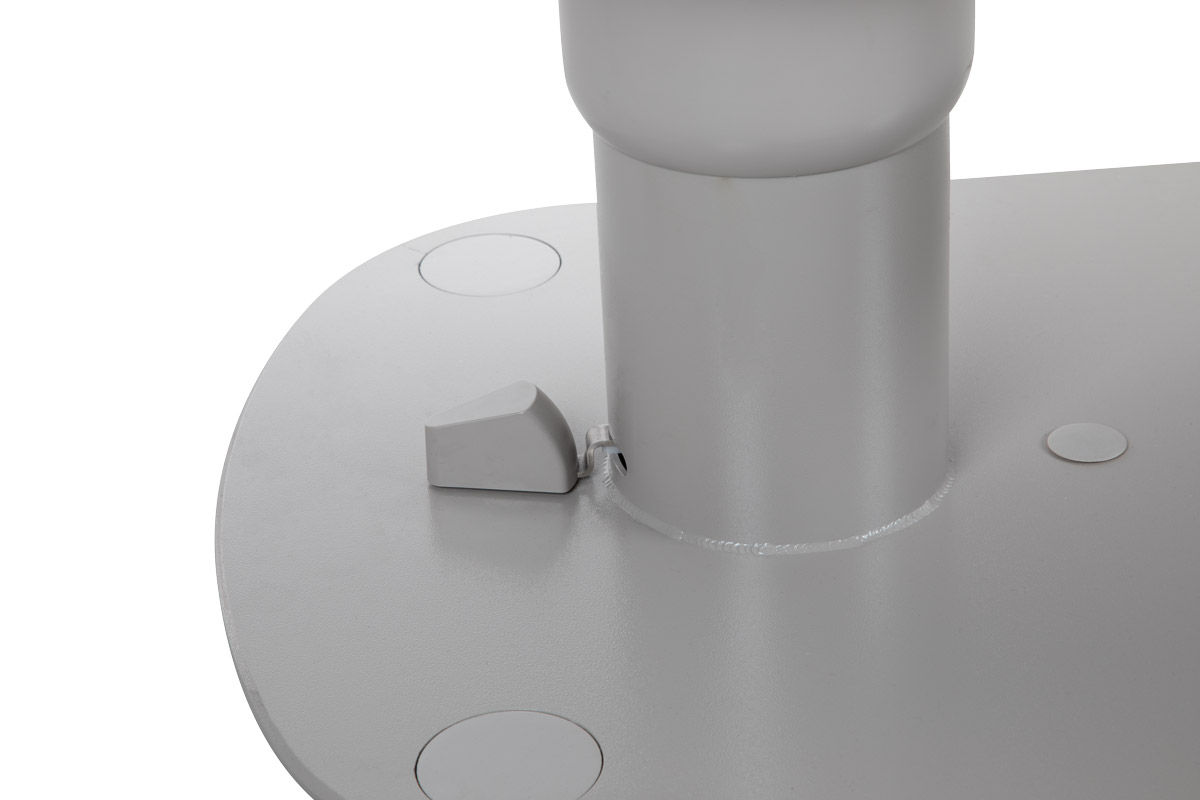 Footswitch on baseplate of A-dec Specialty Chair