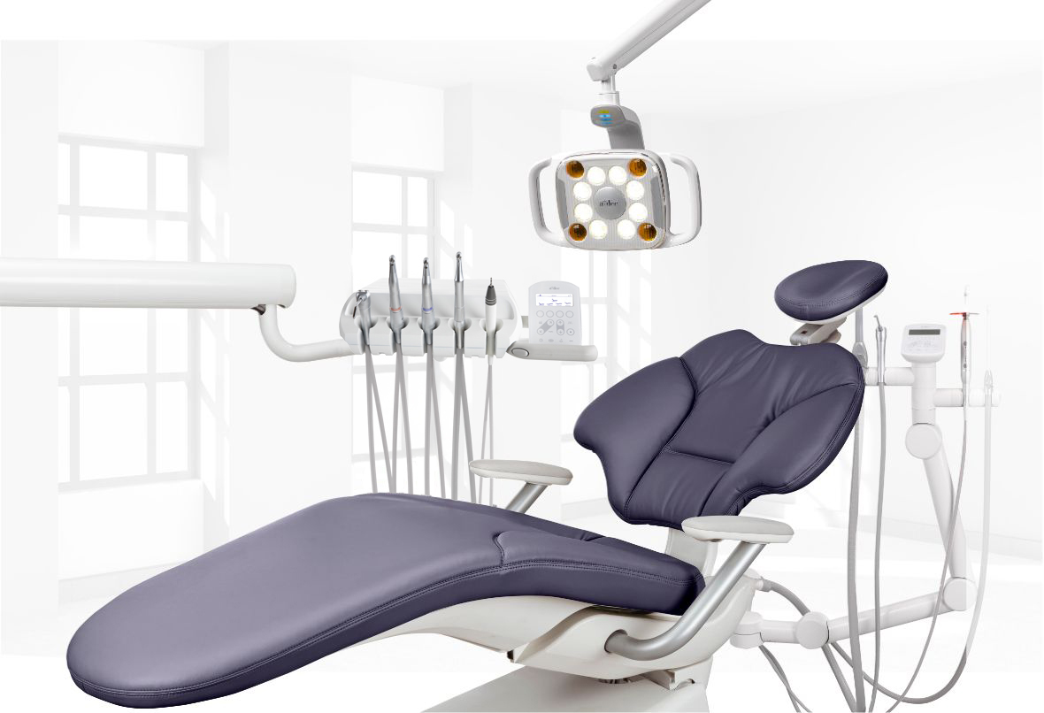 A-dec 400 dental chair with A-dec 300 Pro delivery system