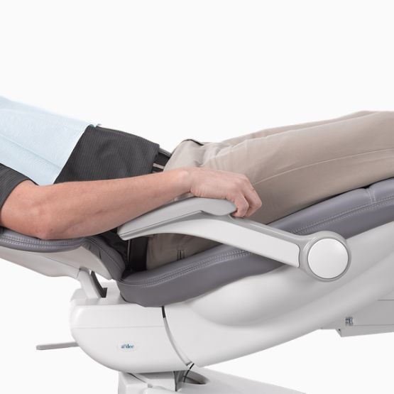 A-dec 500 dental chair featuring attentive design