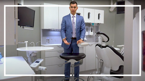 A-dec 522 Dental Assistant's Stool