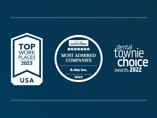 Awards and recognition for A-dec as a top company
