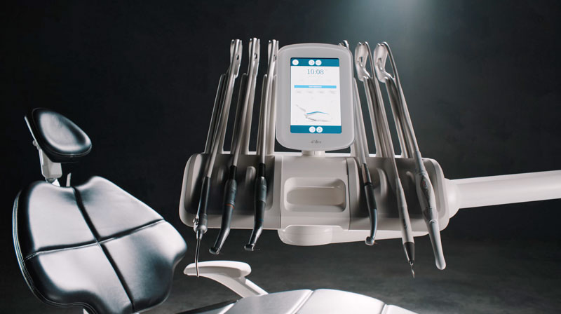 A-dec 500 Pro dental delivery system with A-dec 500 Pro dental chair