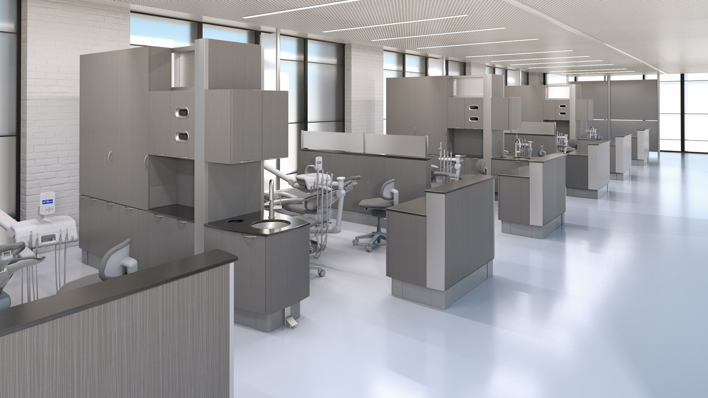 A-dec dental equipment for dental education