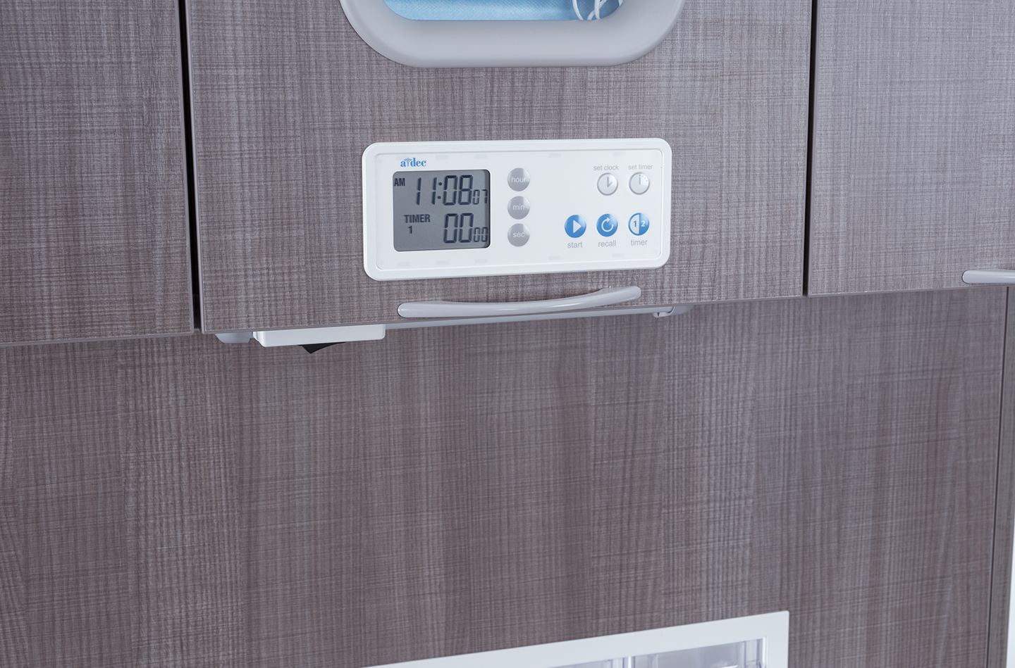 A-dec Inspire 391 hygiene console clock timer