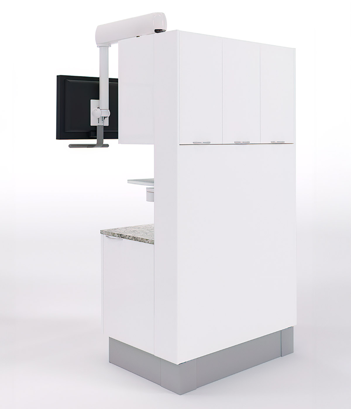 A-dec Inspire 391 dental cabinet rear view