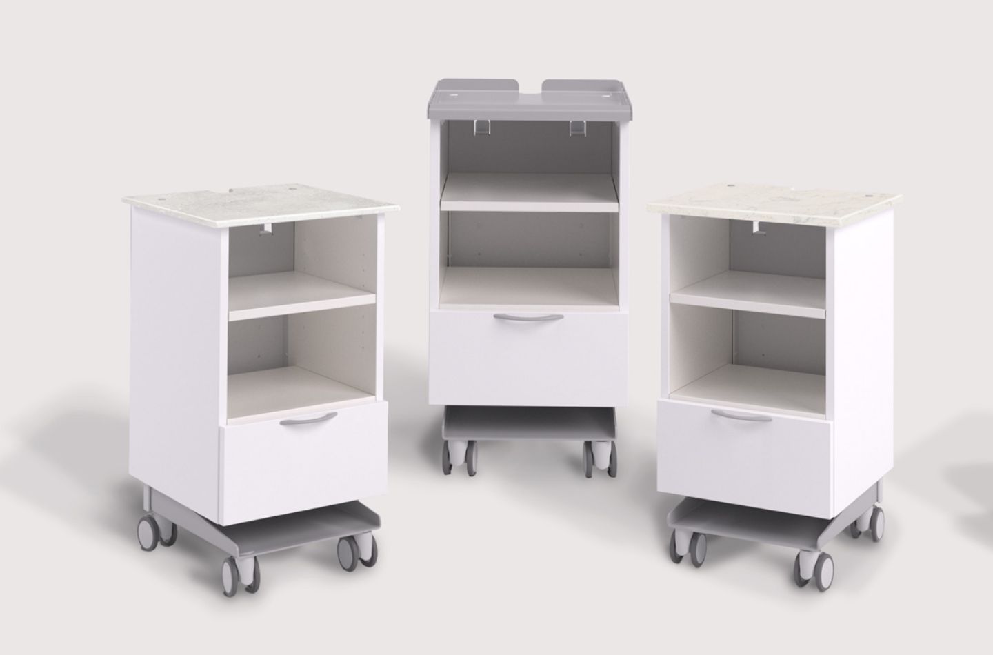 A-dec Inspire 396 tray dental carts