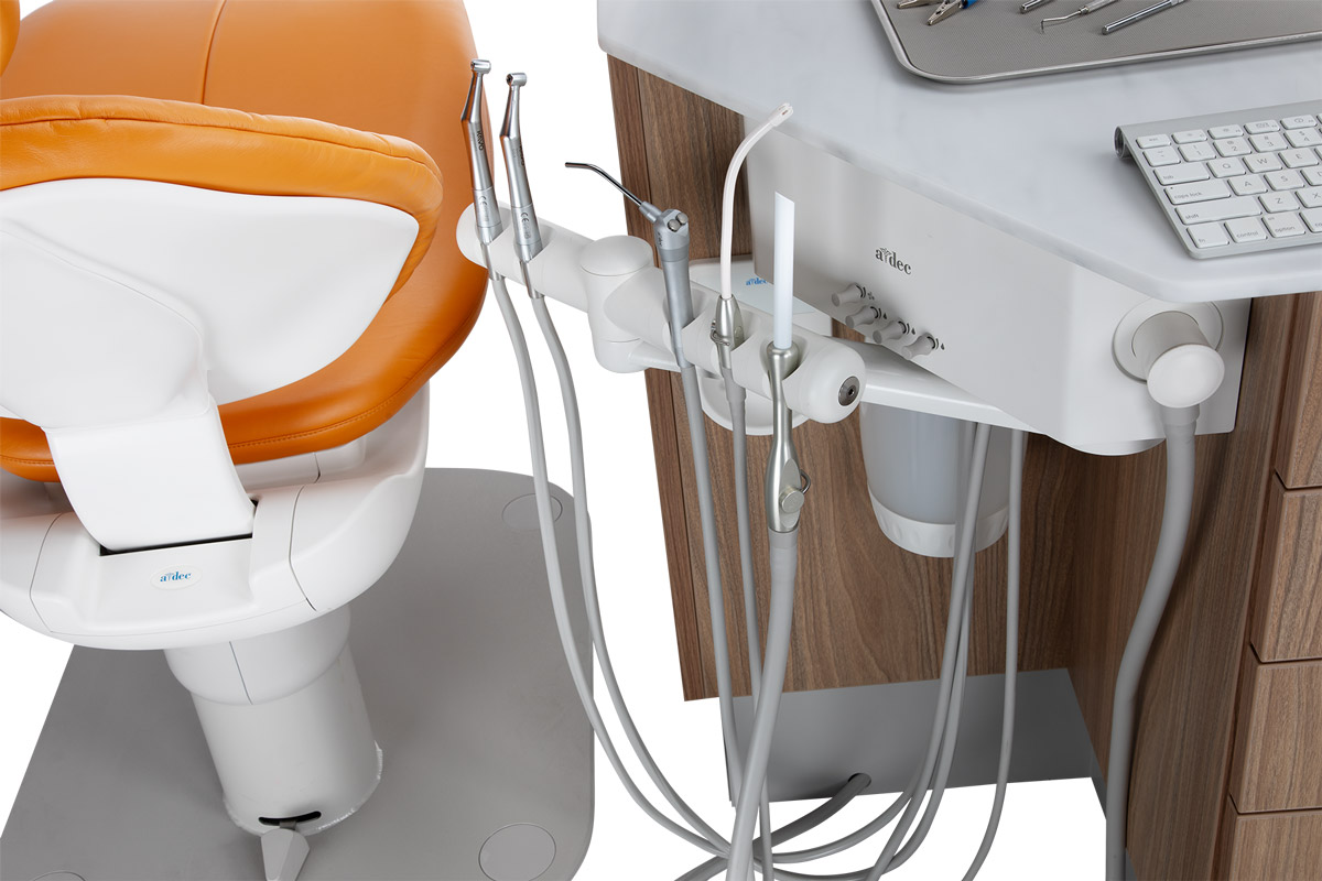 Detailed view of A-dec 341sp delivery system