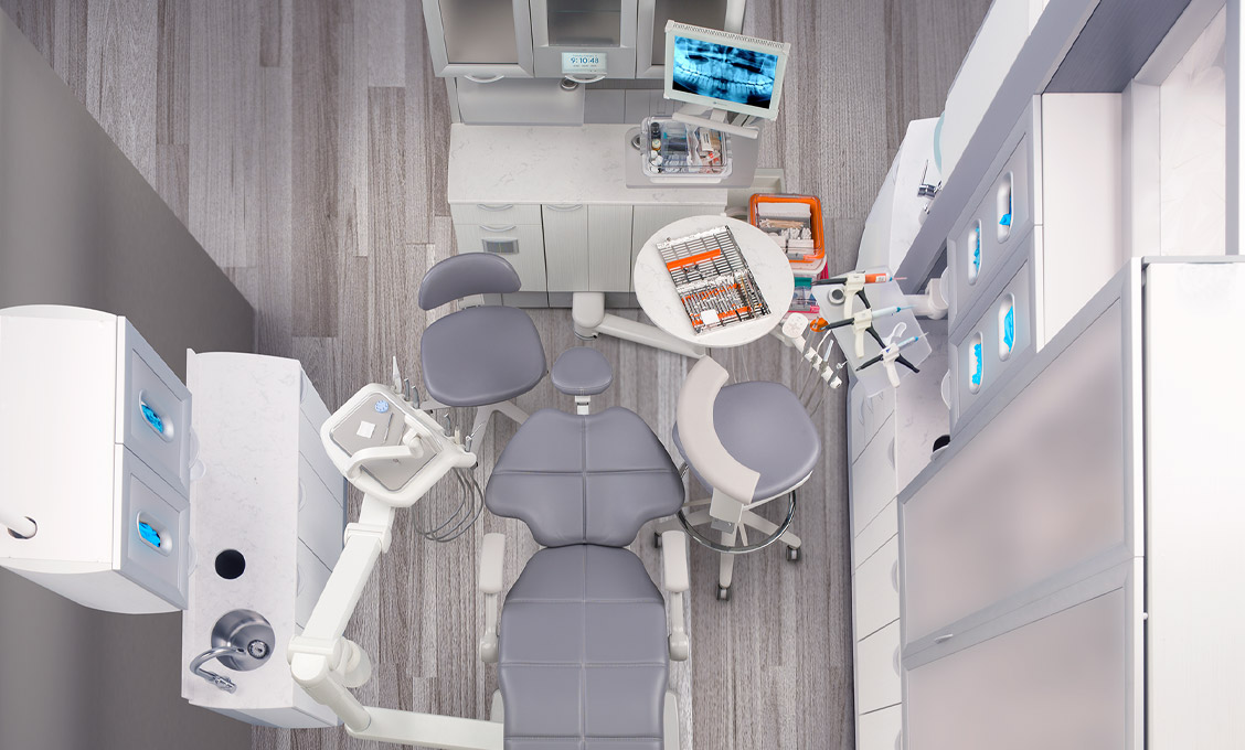 A-dec inspire dental cabinet