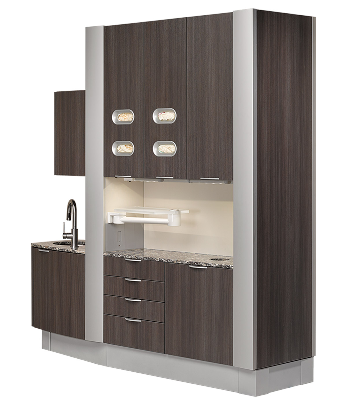 A-dec Inspire 592 central console rear angled view