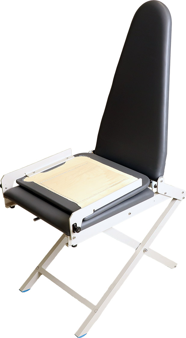 A-dec Porta-Chair with toeboard folded up