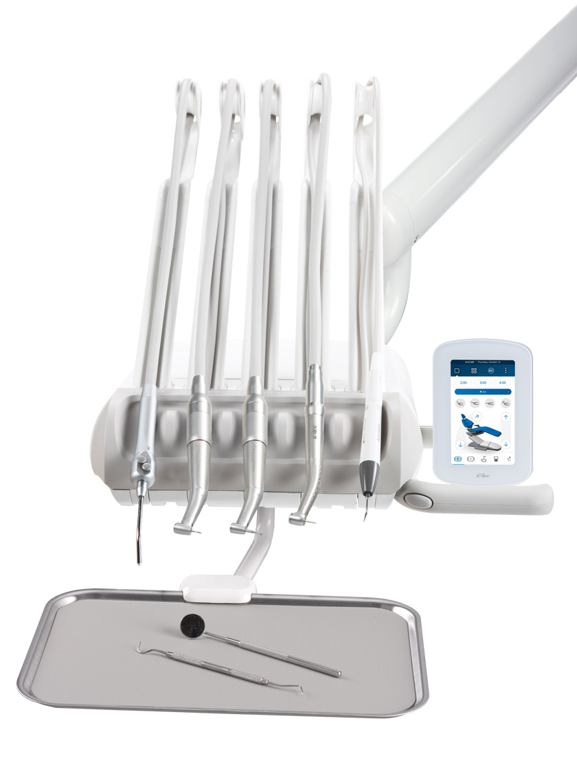 A-dec 333 Radius delivery system with tray arm