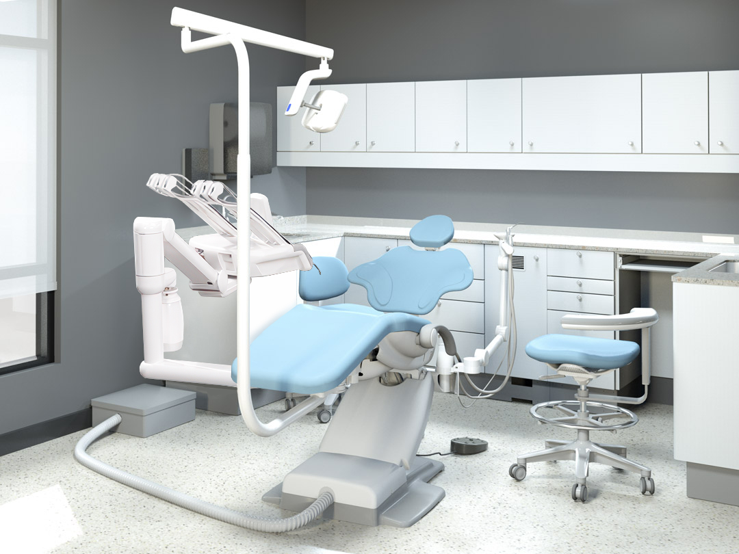 A-dec dental equipment in a government facility