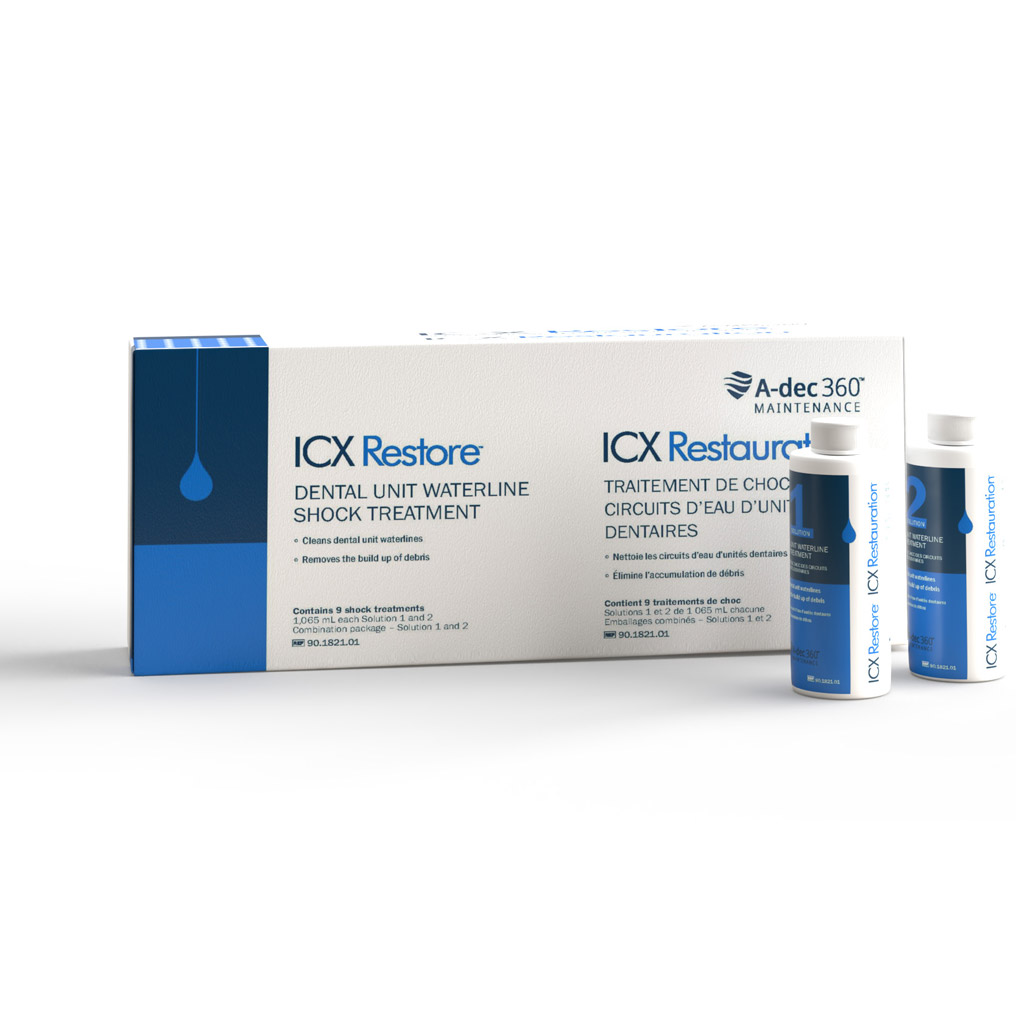 ICX Restore dental waterline shock treatment