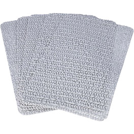 Pack of five large washable tray pads for A-dec delivery systems