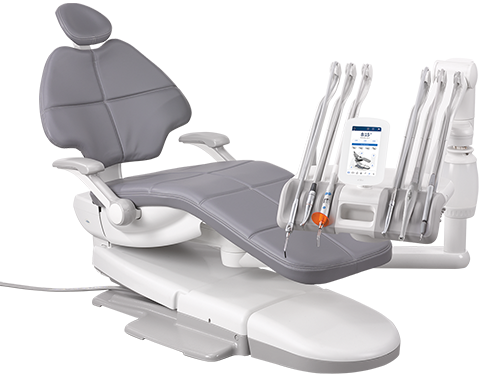 A-dec 500 dental chair with A-dec 500 Pro delivery system