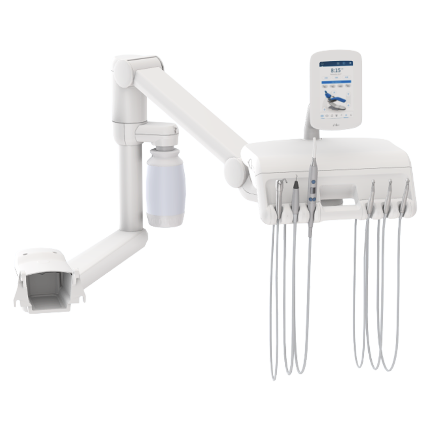 3D model of an A-dec 332pro traditional dental delivery system.