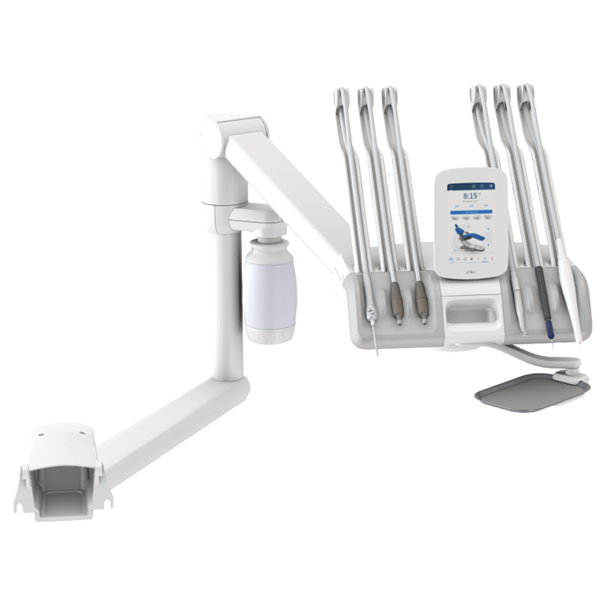 A‑dec 532pro: Radius mounted, Continental style delivery system.