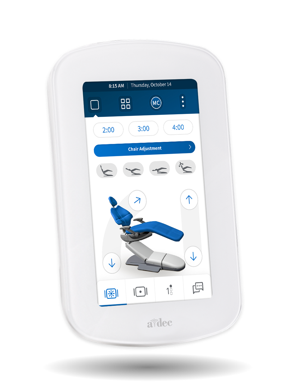 DS5 control touchscreen for A-dec 300 Pro dental delivery system