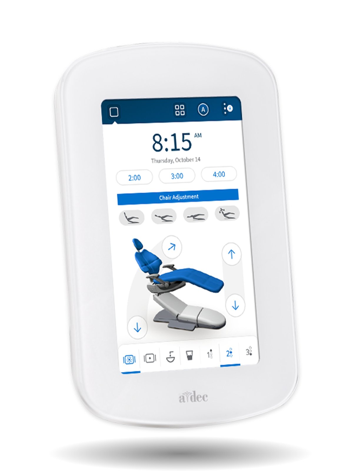 DS7 control touchscreen for A-dec 500 Pro dental delivery system