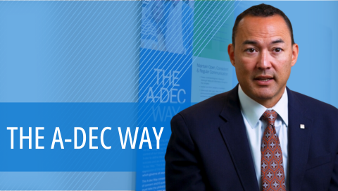 A-dec TM, Ryan Headlee shares his perspective on a few of the core values on which A-dec was built, and still carries out to this day.
