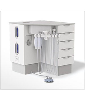 3D model of an A-dec 397/341p specialty workstation